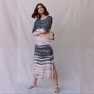 Anthropologie Trina Tie Dye Midi Dress
